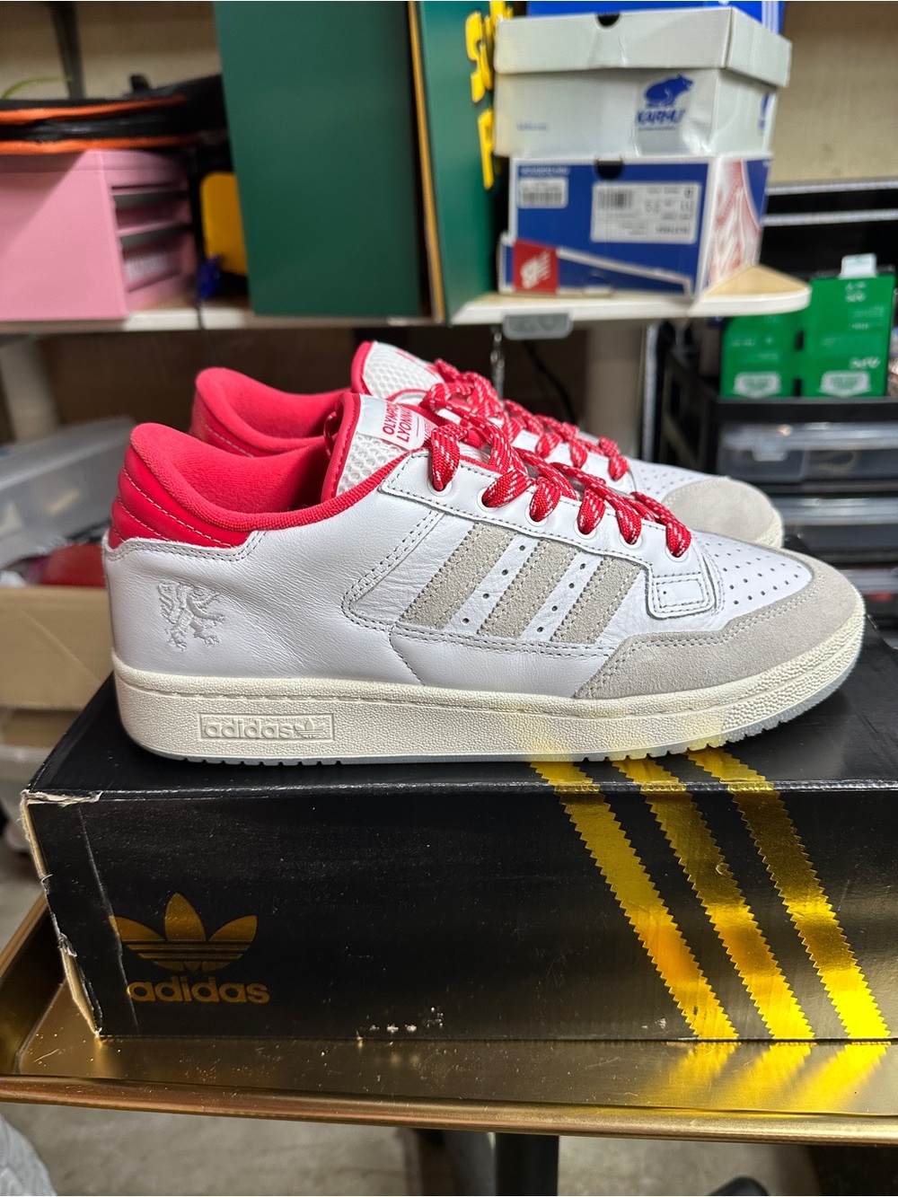 adidas Centennial x WALLSTREET X OLYMPIQUE LYONNAIS JQ1622 Men’s Size 10.5